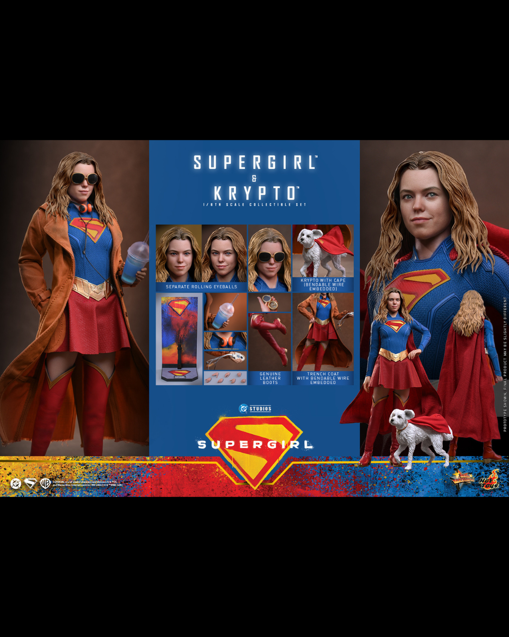 Hot Toys MMS869 1/6 Supergirl & Krypto - Supergirl