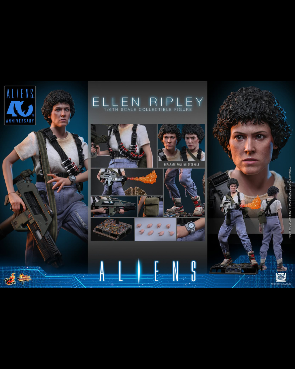 Hot Toys MMS894 1/6 Aliens (1986) Ellen Ripley (Standard Ver.)