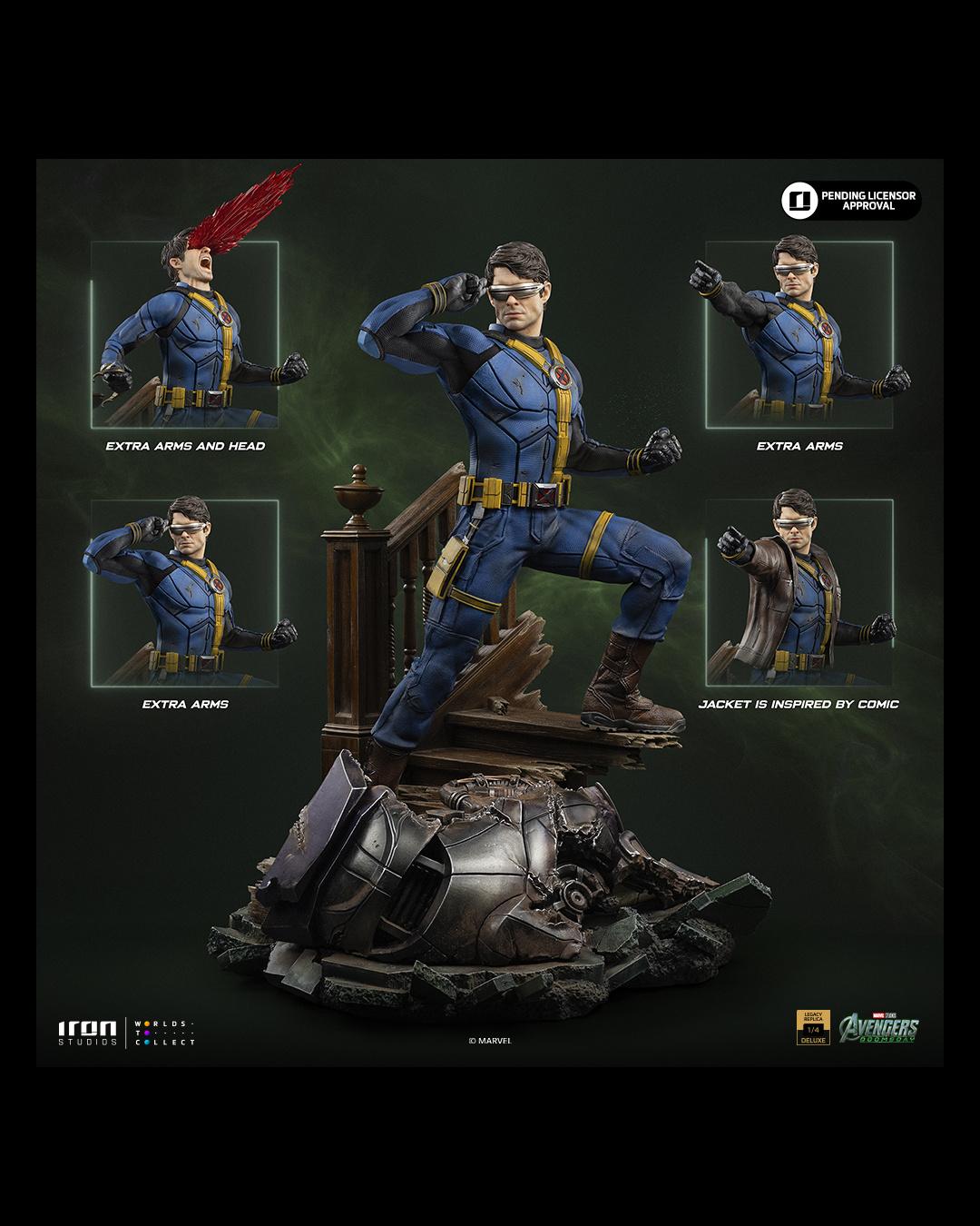 Iron Studios Legacy Replica 1/4 Avengers Doomsday X-Men Cyclops Statue (DX Ver.)