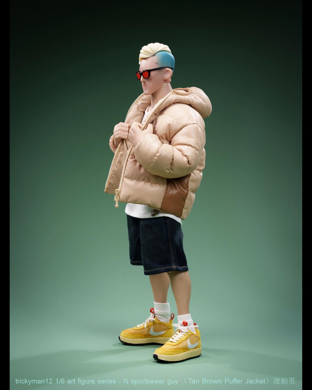 trickyMan12 FB-10150-D 1/6 N Sportswear Guy (Tan Brown)