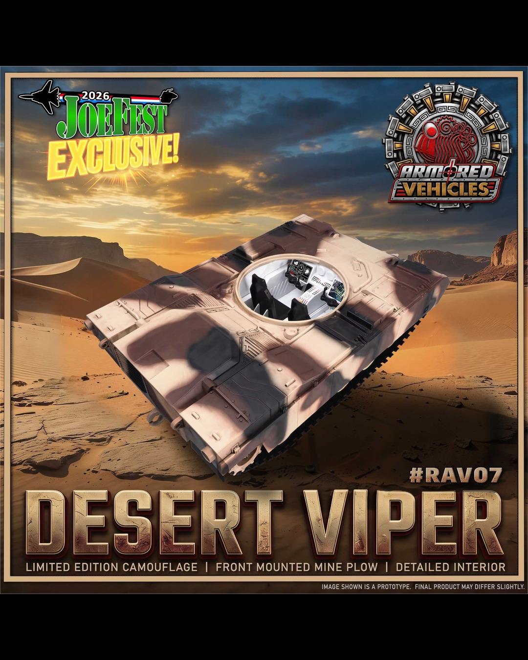 Ramen Toy RAV07 1/12 Armored Vehicles : Desert Viper Tank