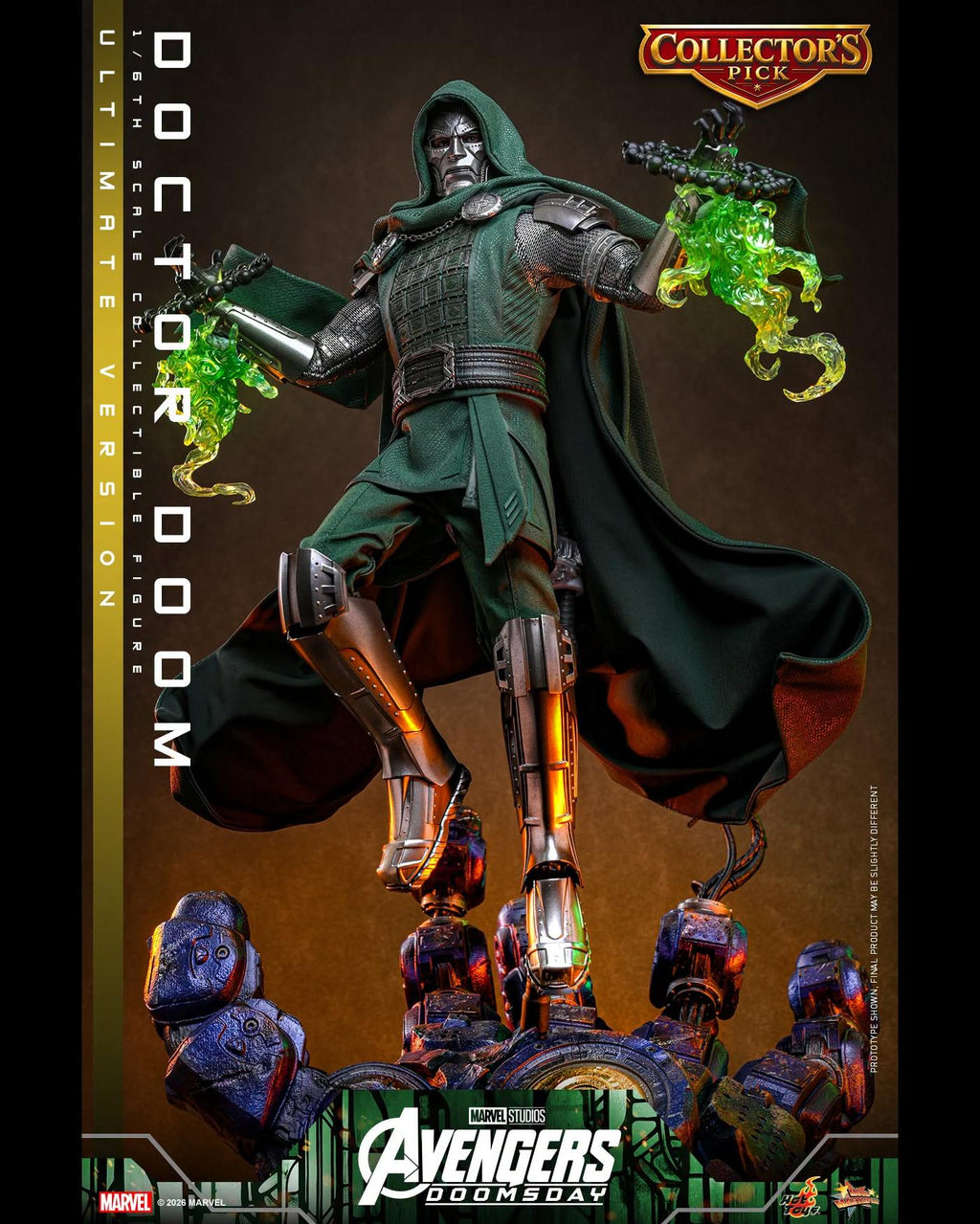Hot Toys MMS907 1/6 Avengers Doomsday Doctor Doom (Ultimate Ver.)