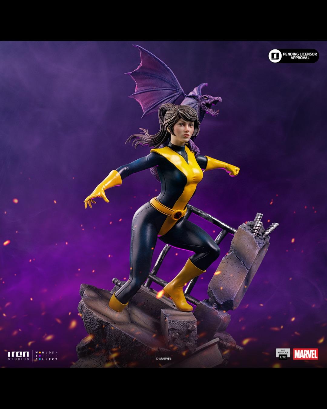 Iron Studios BDS Art Scale 1/10 Kitty Pryde (Shadowcat) and Lockheed Statue