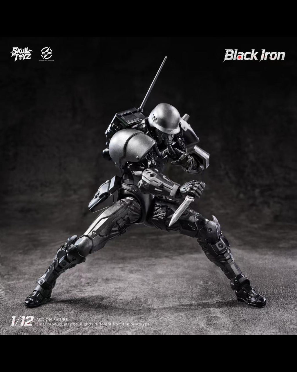 Skull Toyz x Snake SK002-A 1/12 Black Iron (Classic Solo)