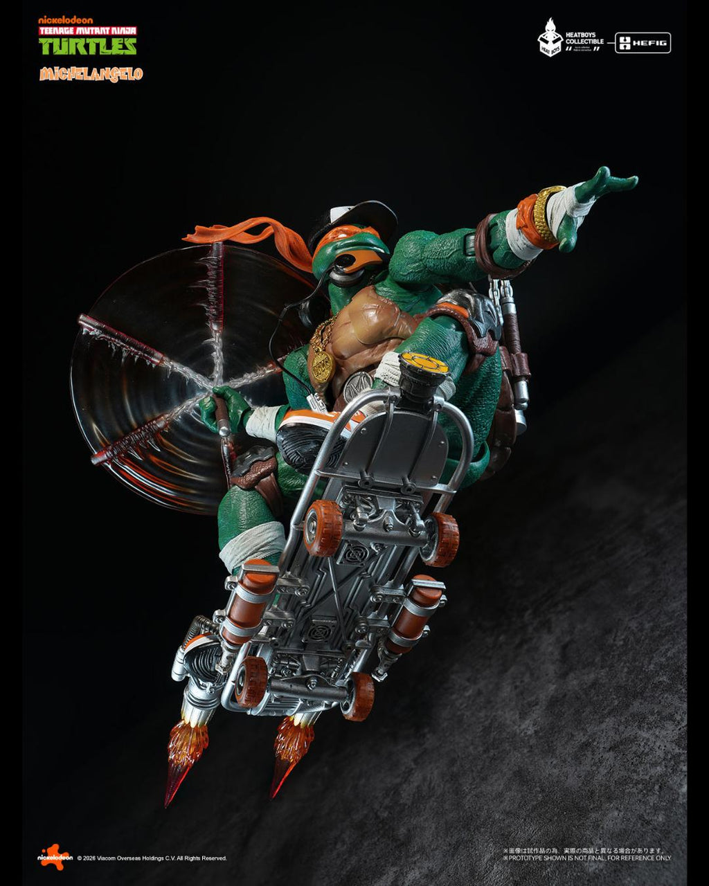 HeatBoys HB0105 1/12 TMNT Michelangelo (Deluxe Edition)