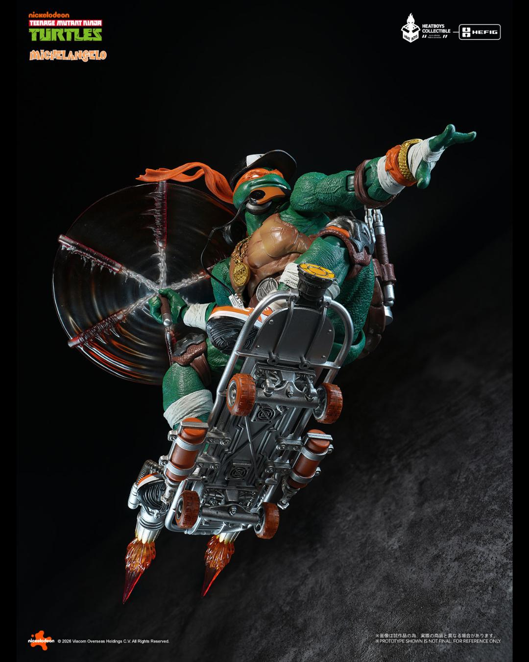 HeatBoys HB0105 1/12 TMNT Michelangelo (Deluxe Edition)