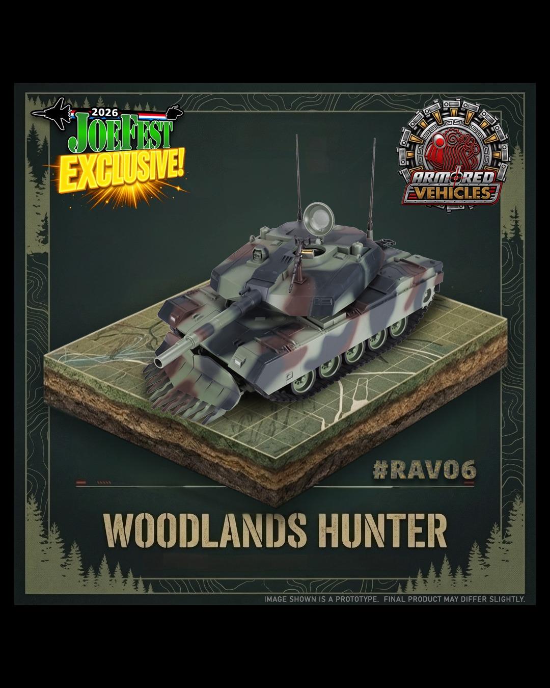 Ramen Toy RAV06 1/12 Armored Vehicles : Woodlands Hunter Tank
