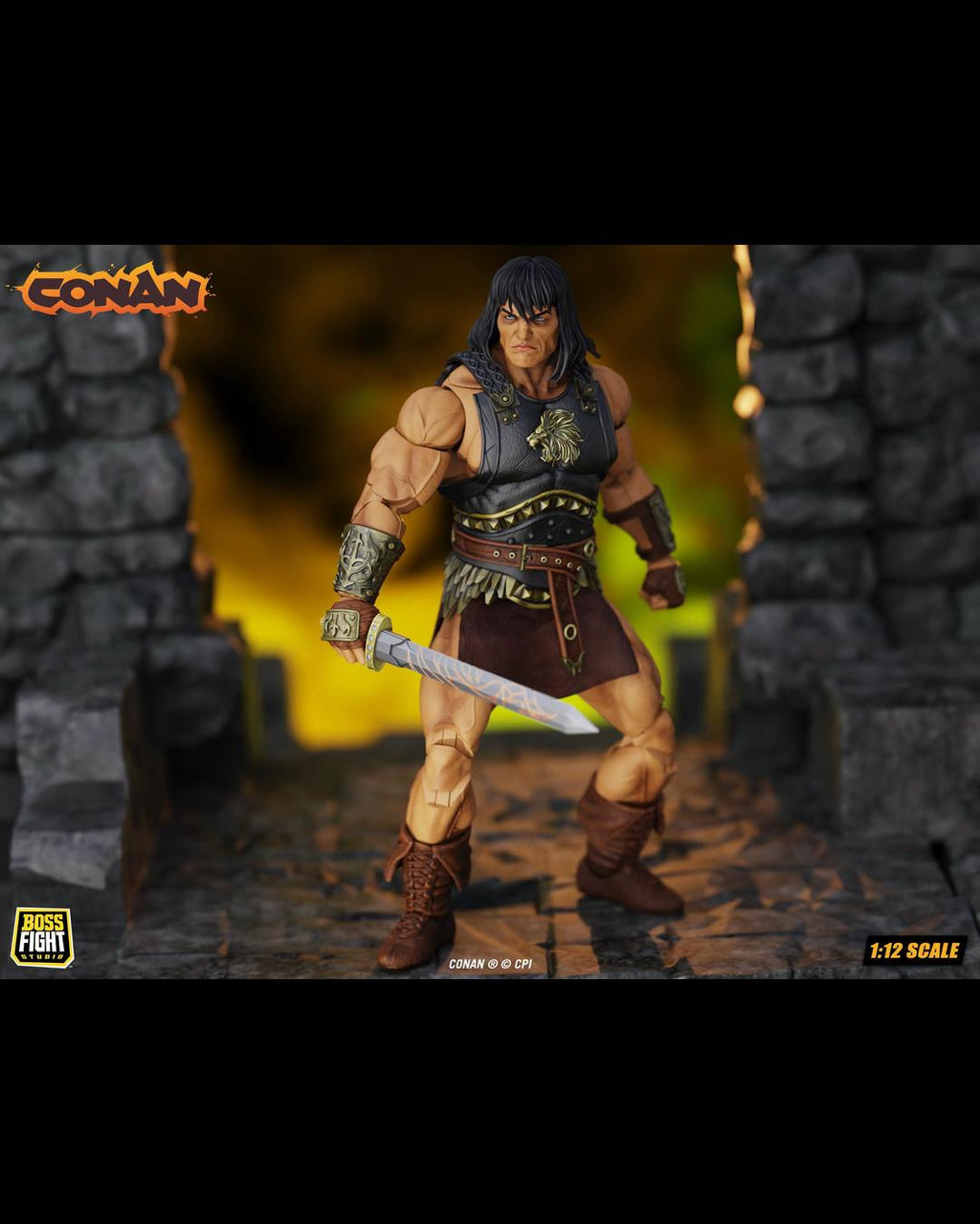 Boss Fight Studio Epic HACKS CTB006 1/12 Conan - King Conan : Ruler of Aquilonia