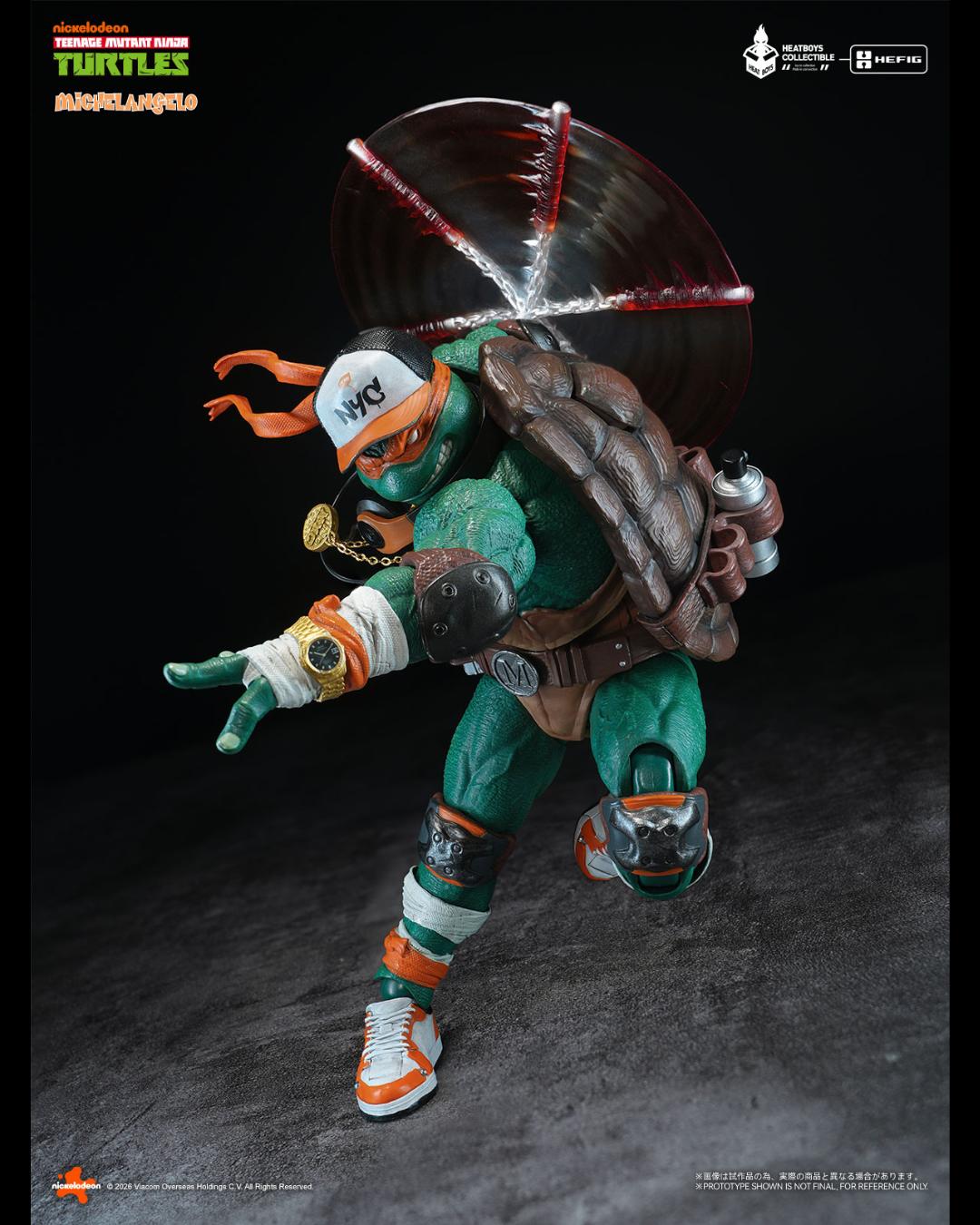 HeatBoys HB0105 1/12 TMNT Michelangelo (Deluxe Edition)