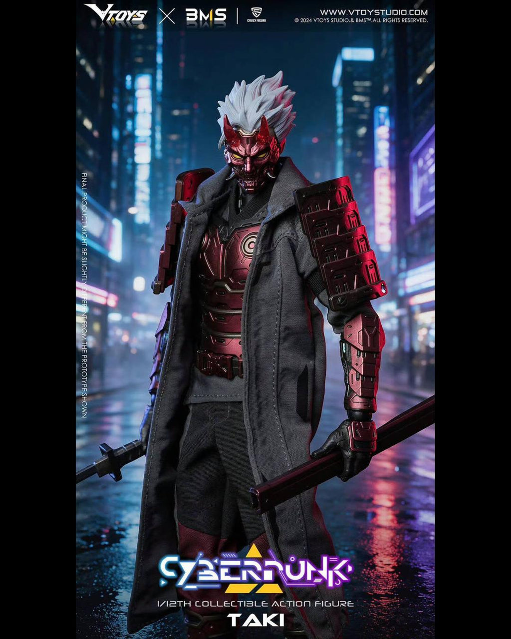 VTOYS x BMS x Crazy Figure VSD012 1/12 Cyberpunk Taki