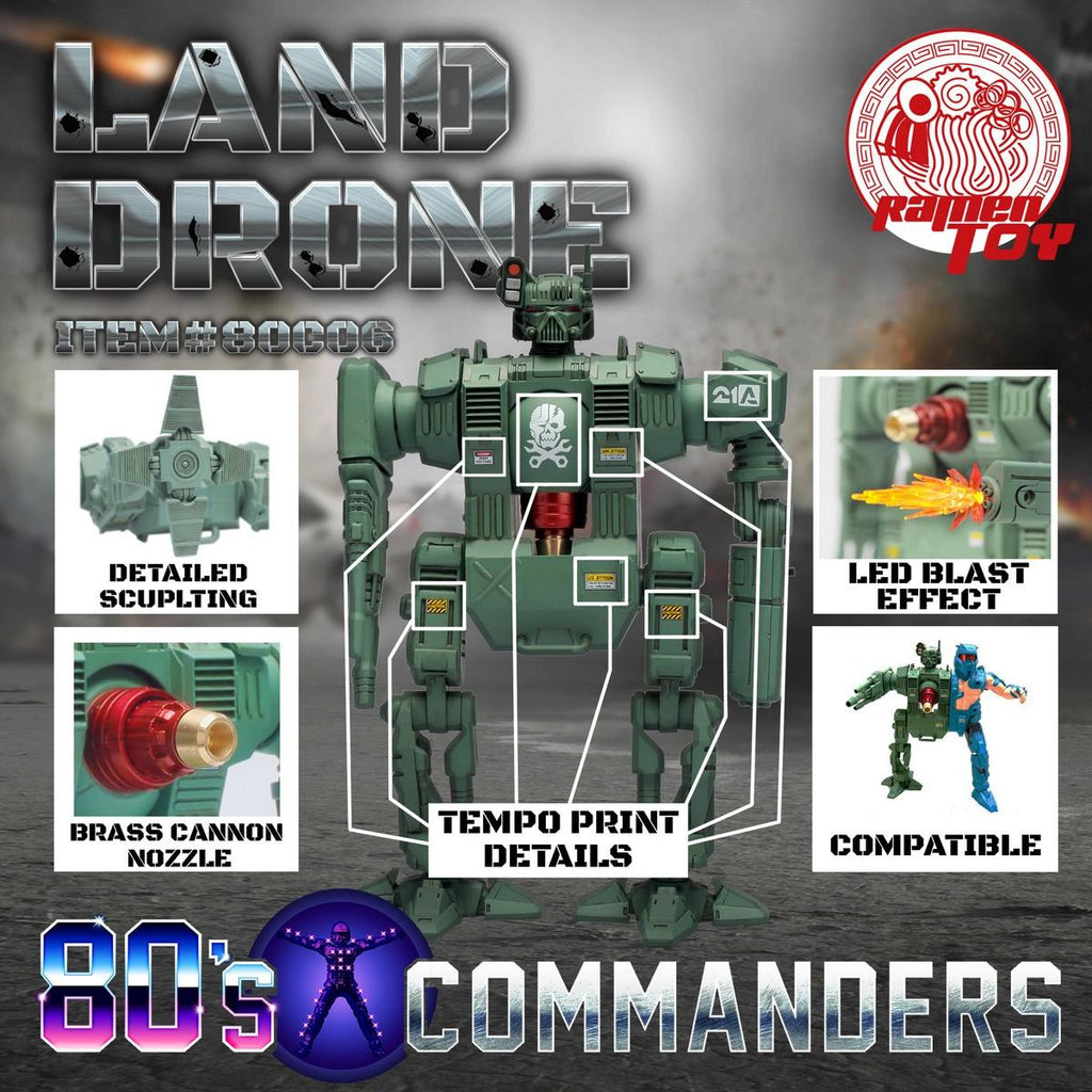 Ramen Toy 80C06 1/12 80s Commanders Land Drone
