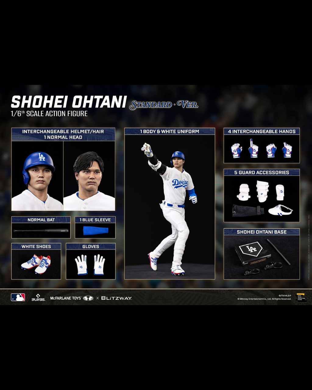 Blitzway BW-UMS-12701 1/6 Los Angeles Dodgers Shohei Ohtani (Standard Ver.)