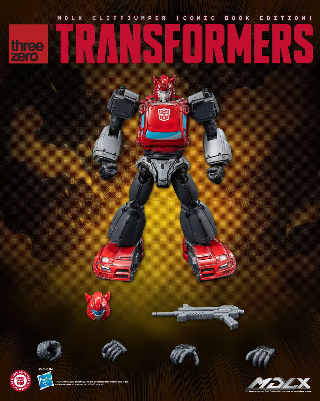 Threezero 3Z0873 Transformers MDLX Cliffjumper (Comic Book Edition)