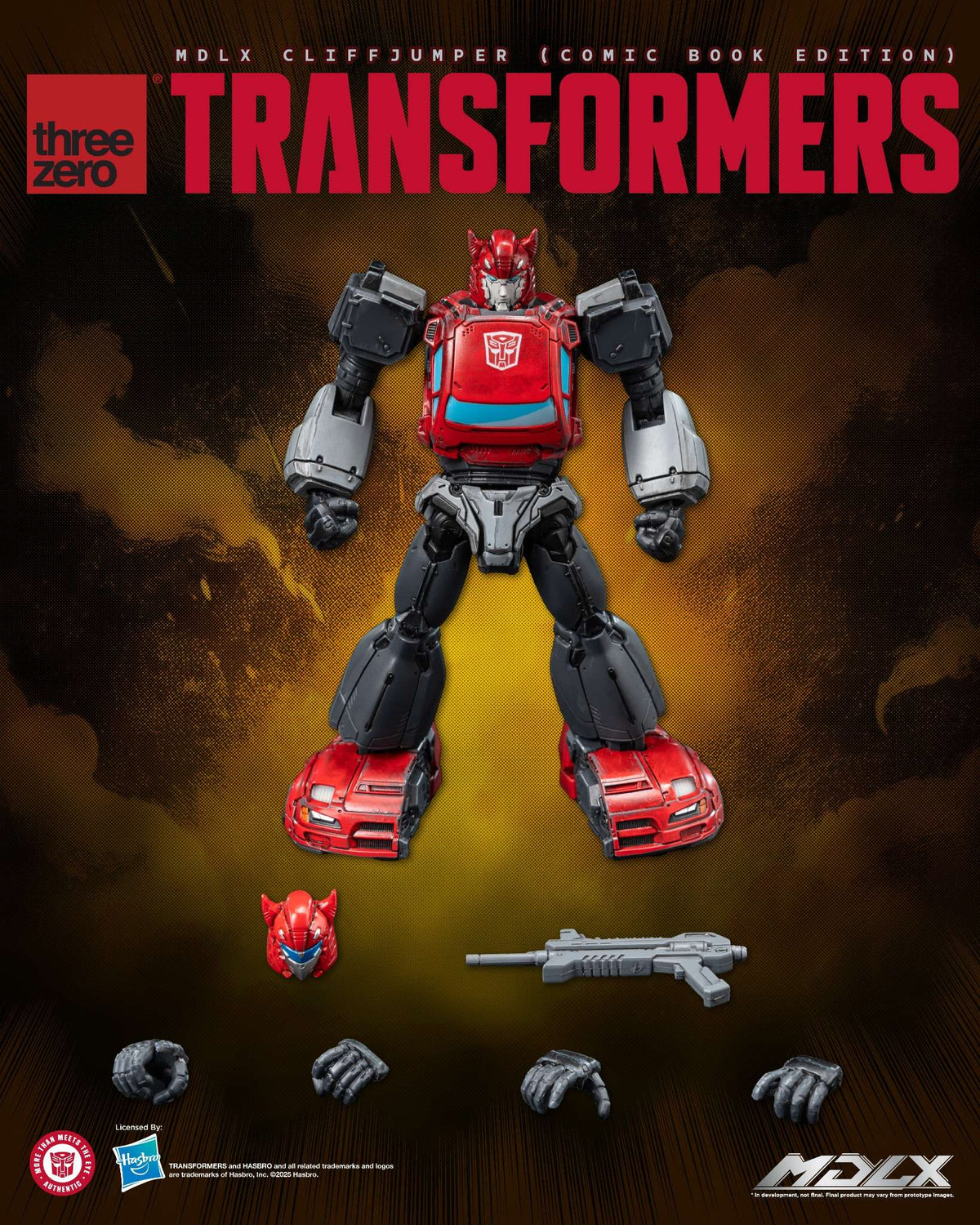Threezero 3Z0873 Transformers MDLX Cliffjumper (Comic Book Edition)
