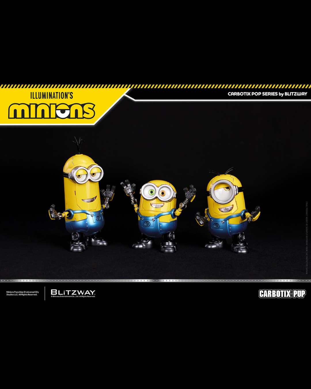 Blitzway BW-CA-11404 Carbotix Pop : Minions - Bob Stuart & Kevin (DX Ver.)