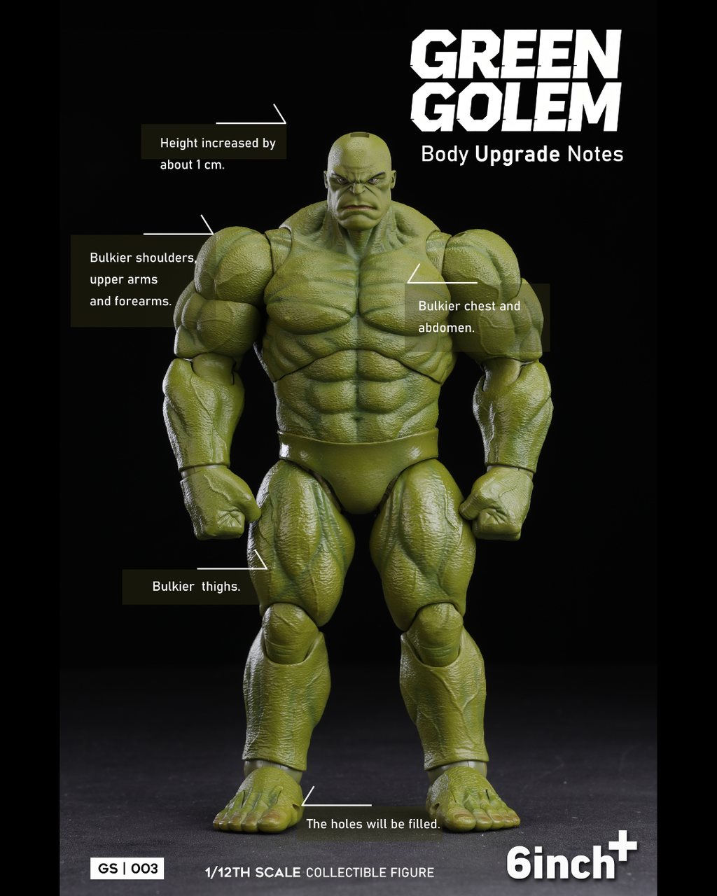 6INCHPLUS GS003 1/12 Green Golem