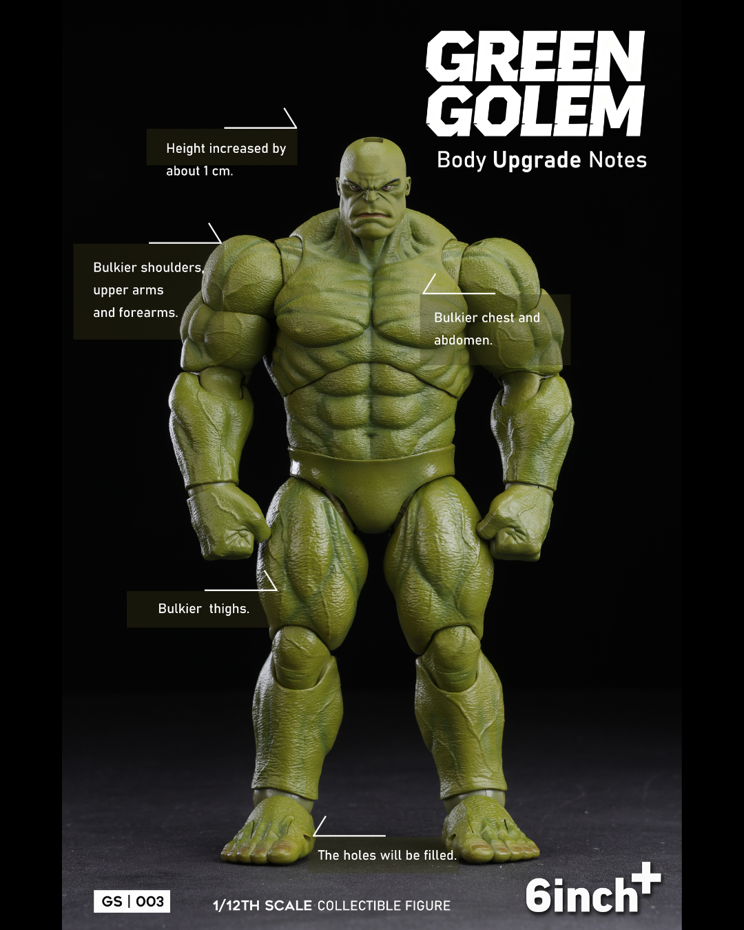 6INCHPLUS GS003 1/12 Green Golem