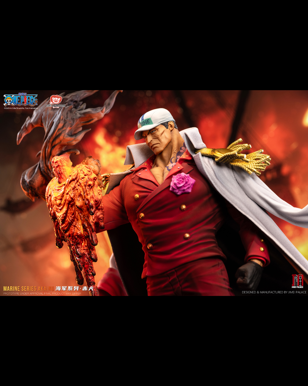 Jimei Palace 1/6 One Piece Legendary Marine Series : Admiral Akainu Statue - Echo Ver.