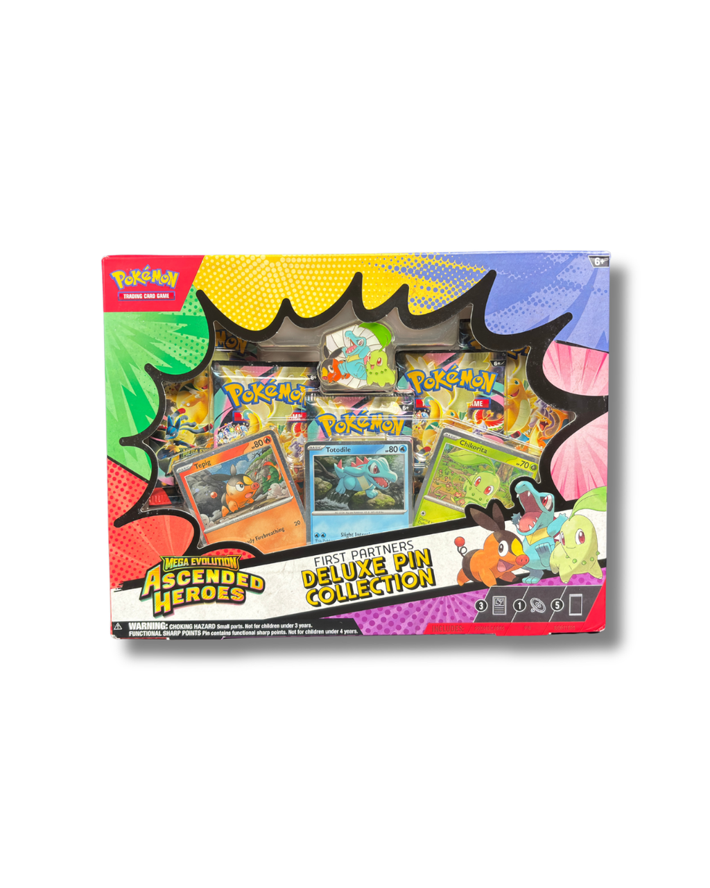 Pokémon TCG : Mega Evolution - Ascended Heroes First Partners Deluxe Pin Collection