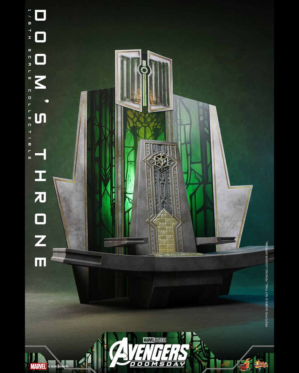 Hot Toys ACS016 1/6 Avengers Doomsday Doom's Throne