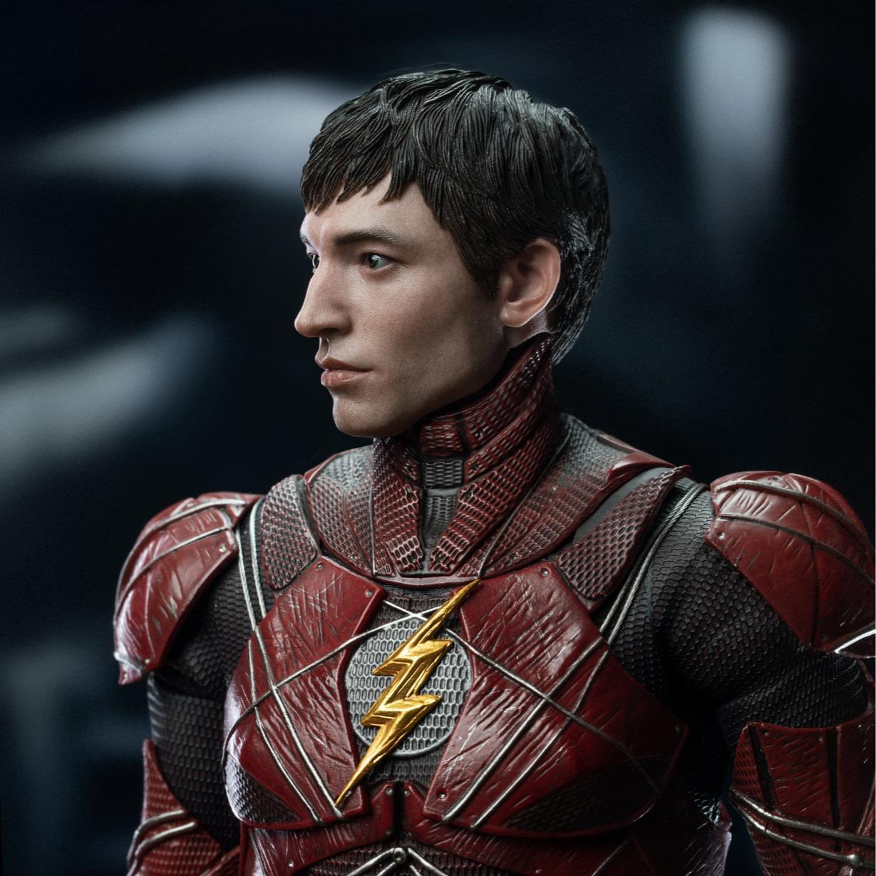 S.KING.S SKS-002 1/6 The Flash Barry Allen Headsculpt Head Sculpture