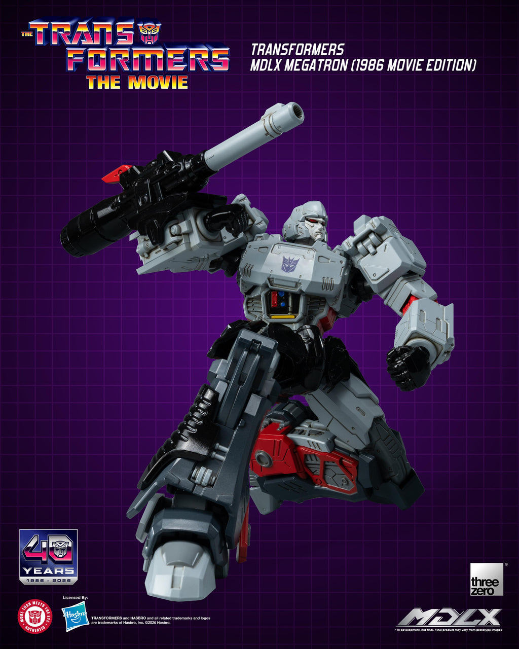 Threezero 3Z1163 Transformers MDLX Megatron (1986 Movie Edition)