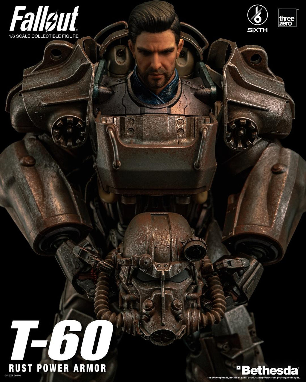 Threezero 3Z1005 1/6 Fallout T-60 Rust Power Armor
