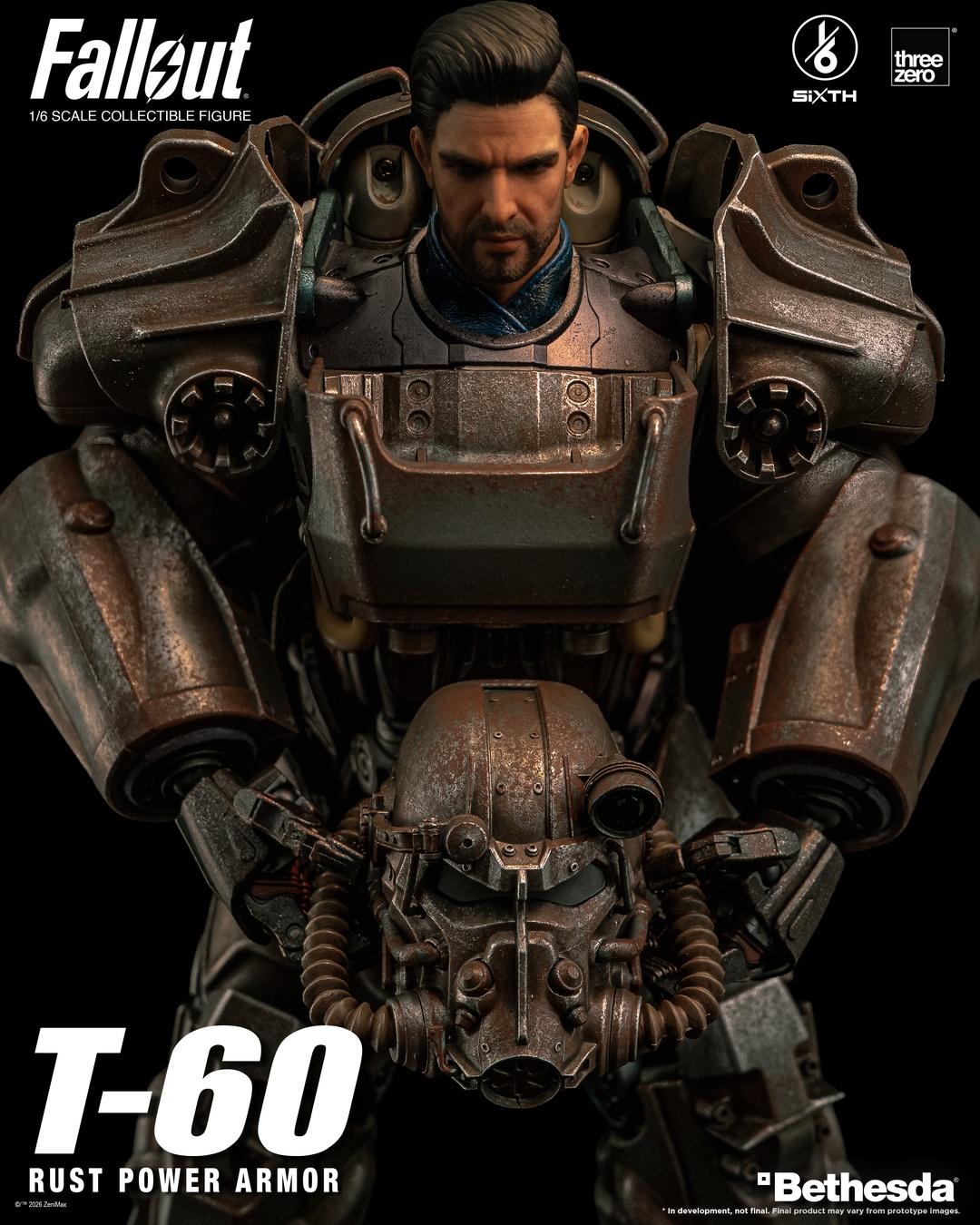 Threezero 3Z1005 1/6 Fallout T-60 Rust Power Armor