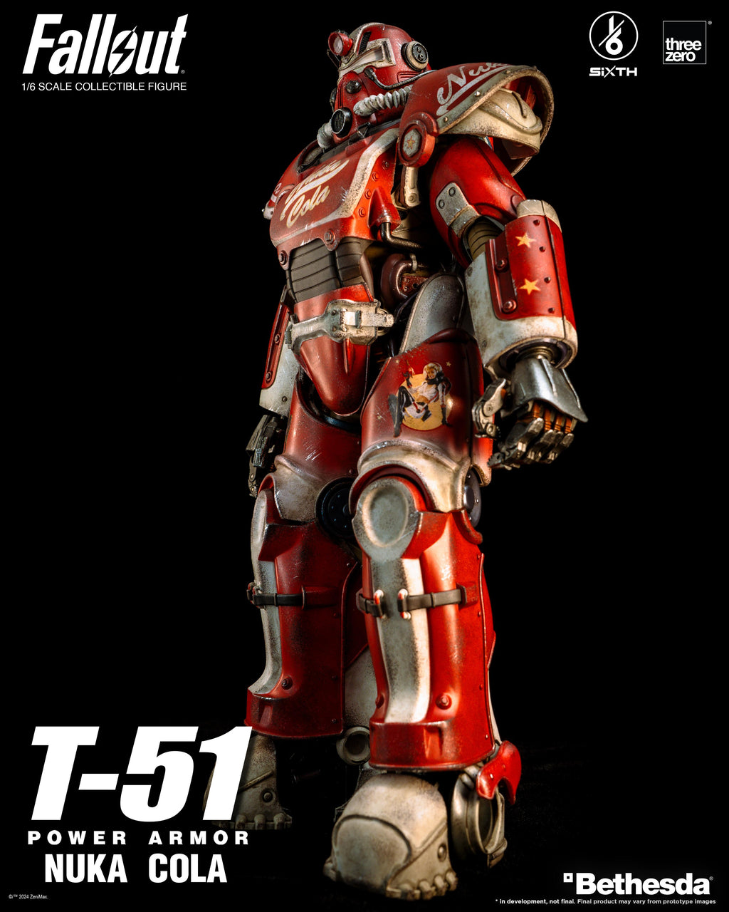 Threezero 3Z0773 1/6 Fallout T-51 Nuka Cola Power Armor