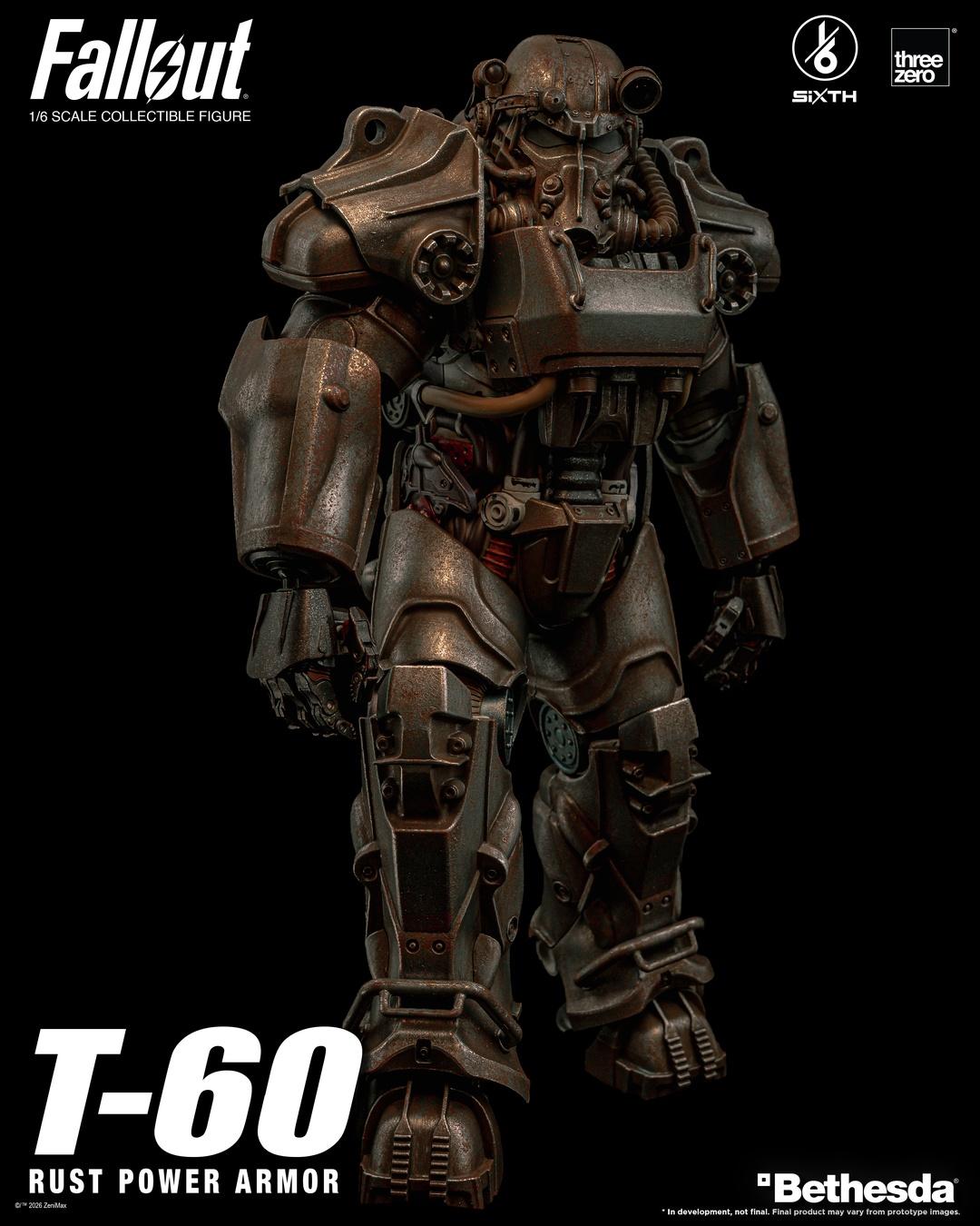 Threezero 3Z1005 1/6 Fallout T-60 Rust Power Armor