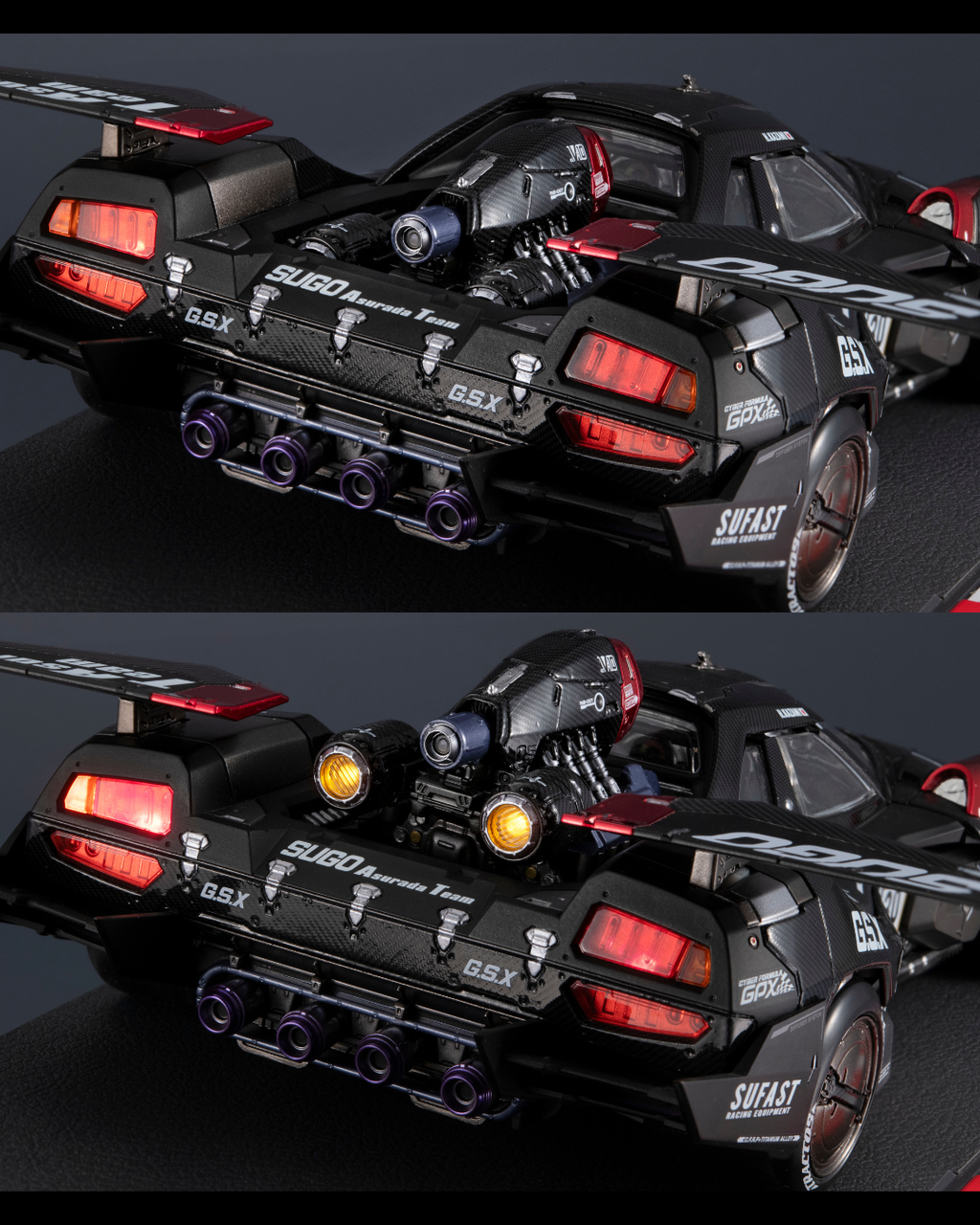 Threezero 3M0974 1/18 Future GPX Cyber Formula VARIABLE ACTION Hi-SPEC UNITED FUTURE GPX CYBER FORMULA ASURADA G.S.X RS SIREN
