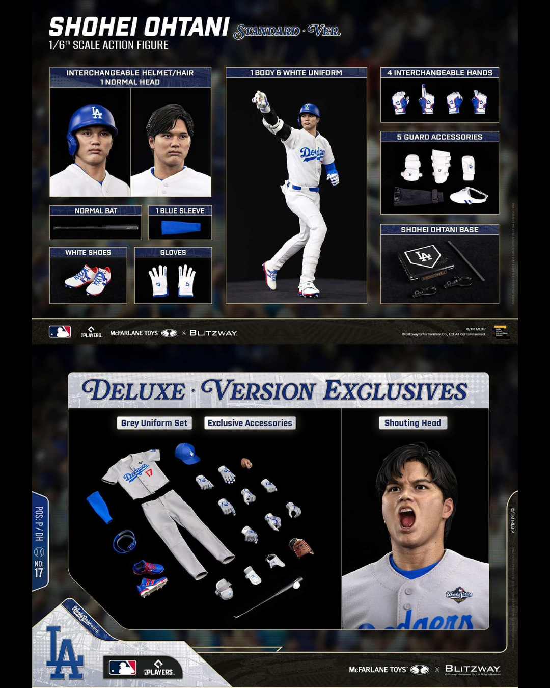 Blitzway BW-UMS-12702 1/6 Los Angeles Dodgers Shohei Ohtani (DX Ver.)