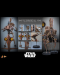 Hot Toys MMS887 1/6 Star Wars : The Phantom Menace - Battle Droid & STAP Collectible Set