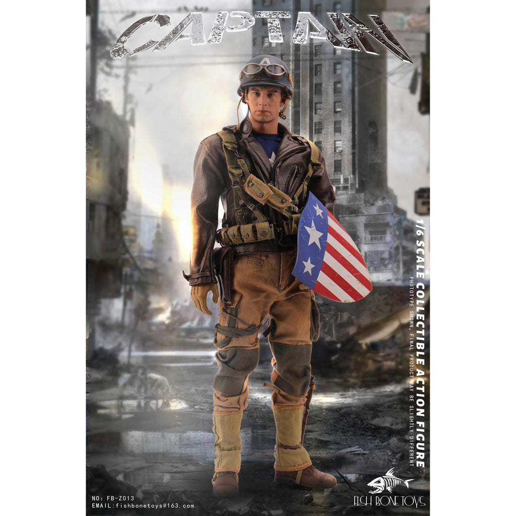 Fish Bone Toys FB-Z013 1/6 WWII Captain