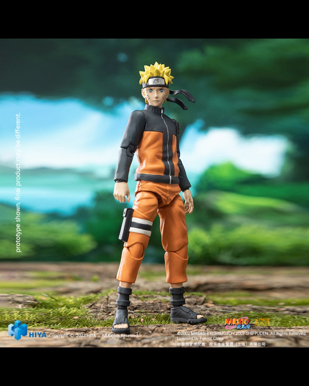 Hiya Toys EBN0031 Basic Naruto Shippuden 1/12 Naruto Uzumaki