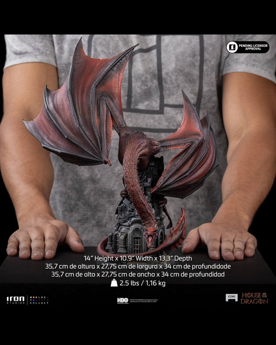 Iron Studios ICONS 1/10 House of the Dragon - Caraxes
