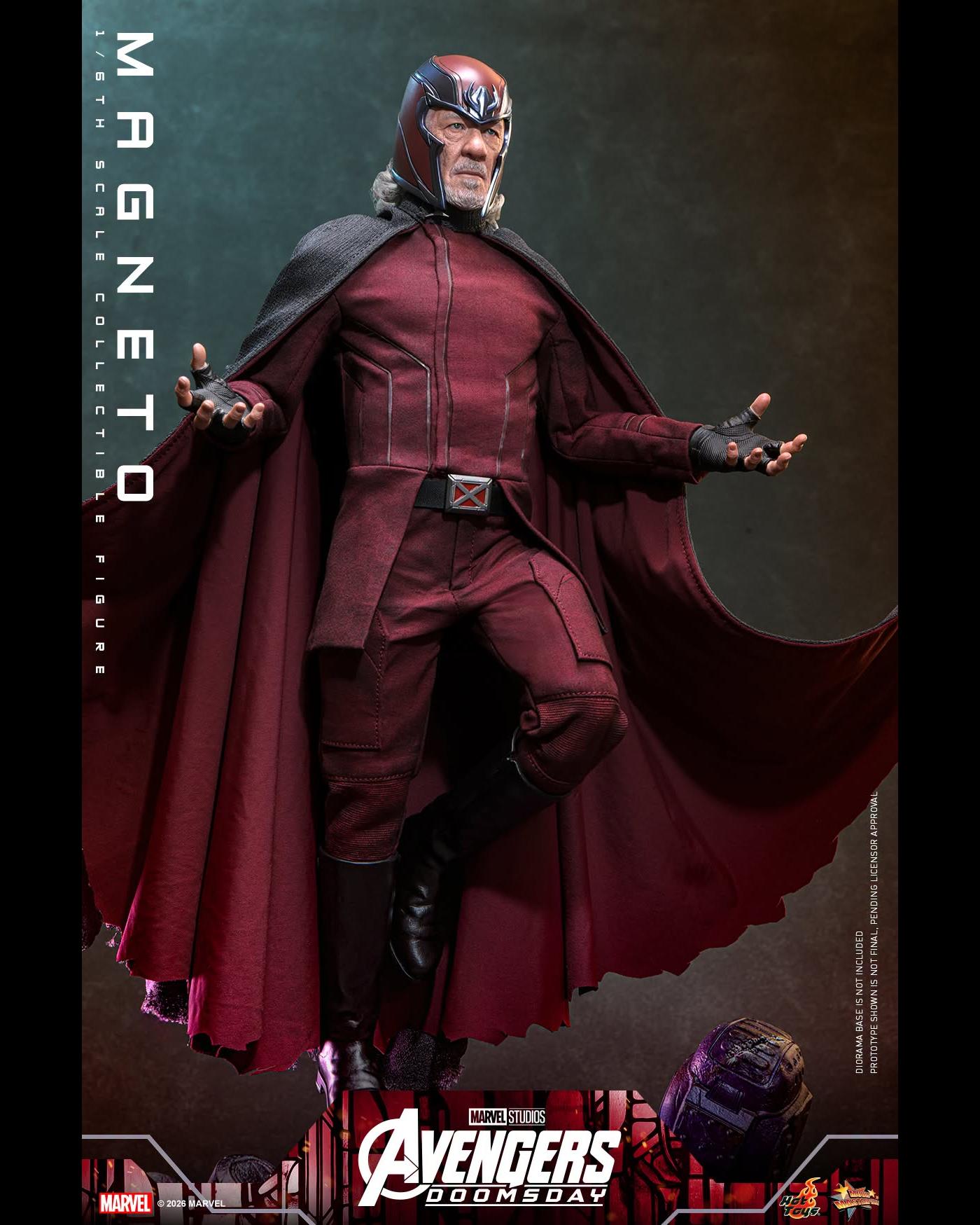 Hot Toys MMS912 1/6 Avengers Doomsday Magneto (Regular Ver.)