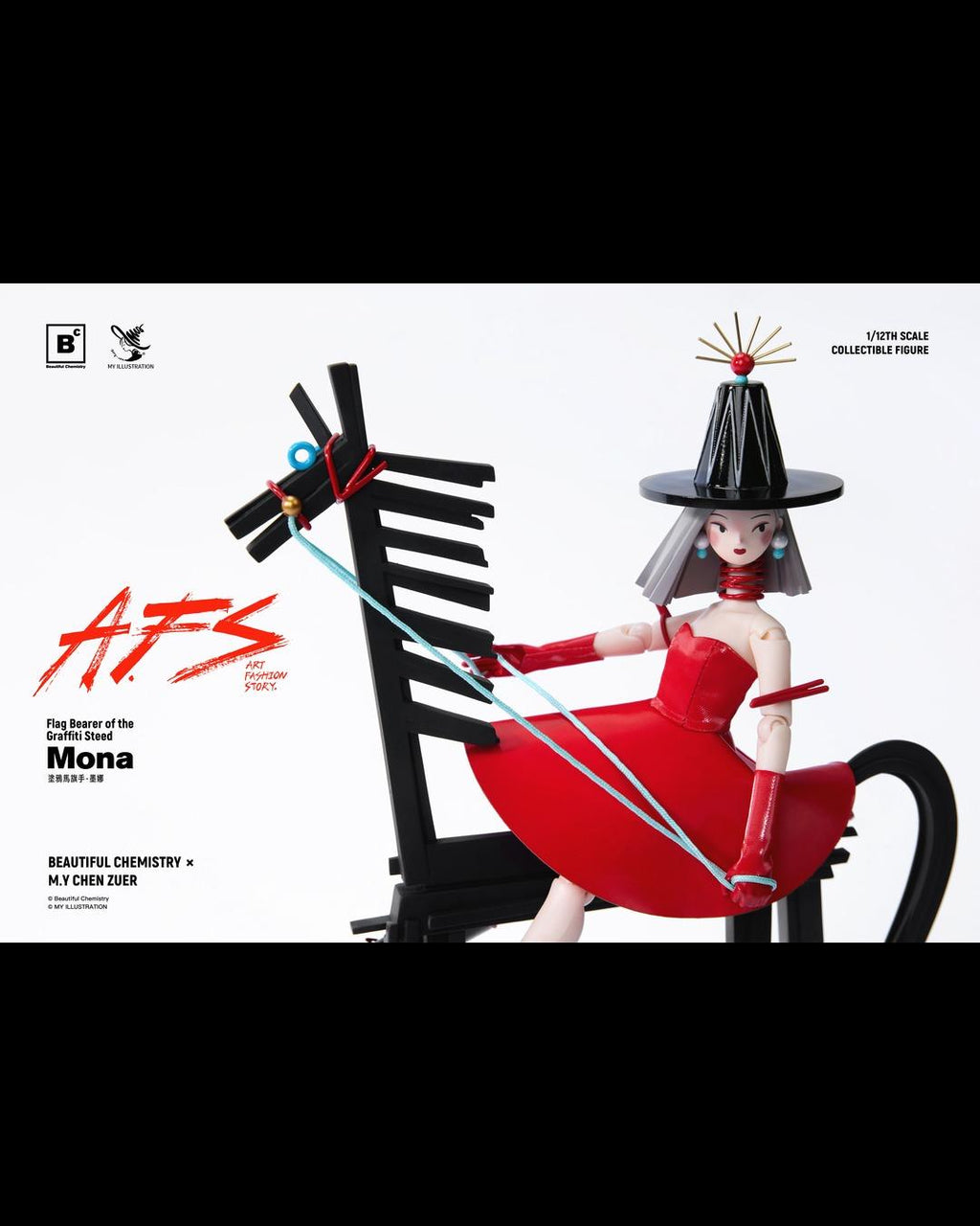 Beautiful Chemistry x MY Illustration BC202523-2 1/12 Flag Bearer of the Graffiti Steed Mona