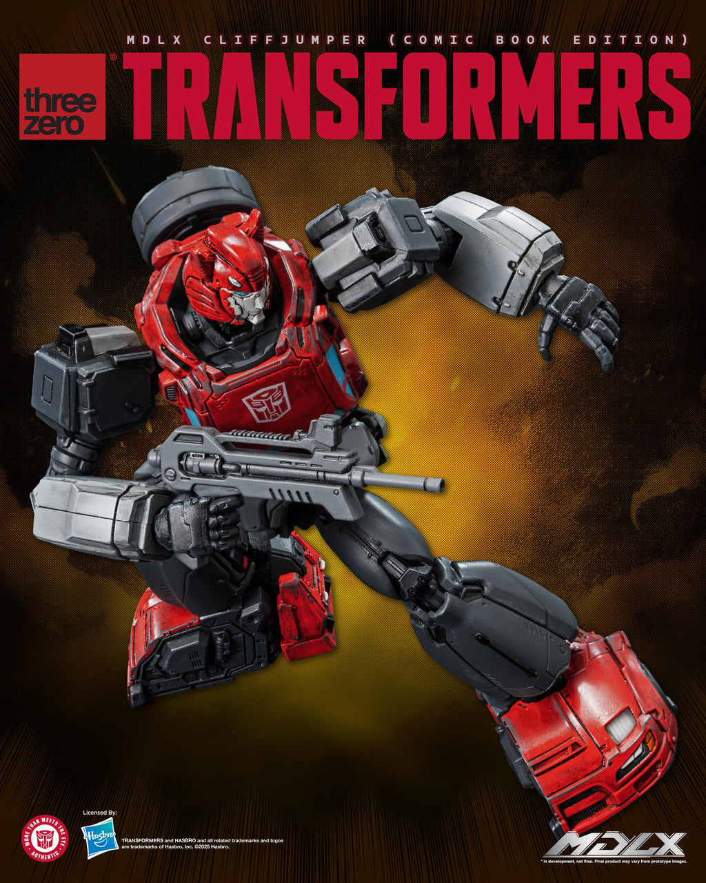 Threezero 3Z0873 Transformers MDLX Cliffjumper (Comic Book Edition)