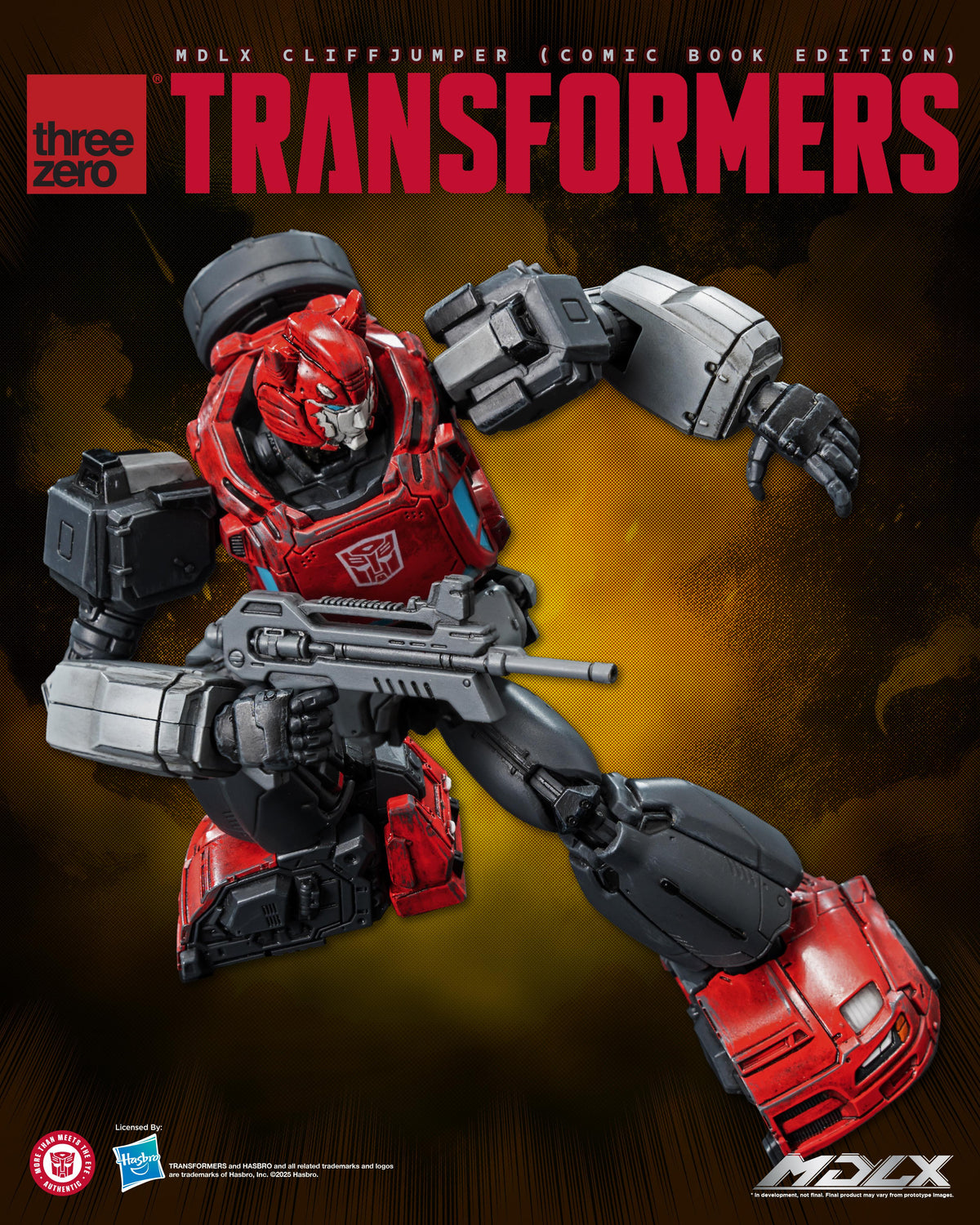Threezero 3Z0873 Transformers MDLX Cliffjumper (Comic Book Edition)