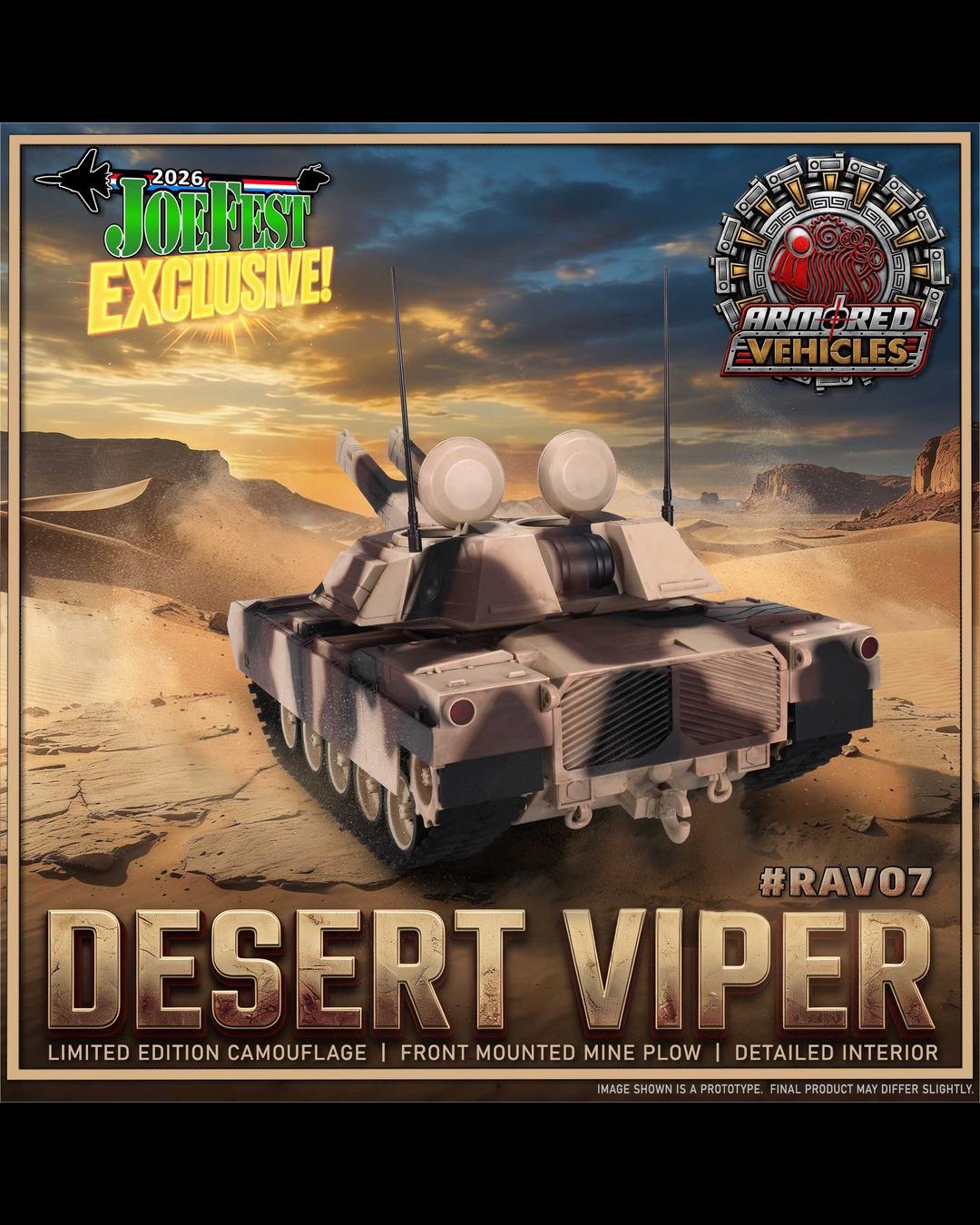Ramen Toy RAV07 1/12 Armored Vehicles : Desert Viper Tank