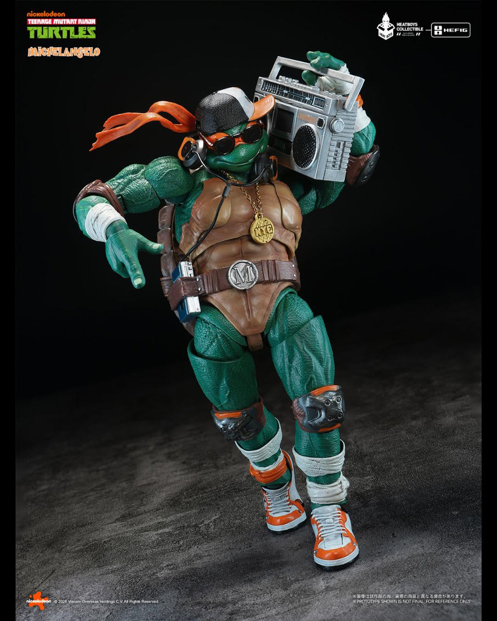 HeatBoys HB0105 1/12 TMNT Michelangelo (Deluxe Edition)