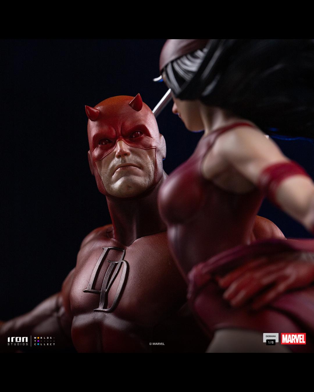 Iron Studios Diorama 1/6 Marvel Comics Daredevil and Elektra (Limited Edition Diorama)