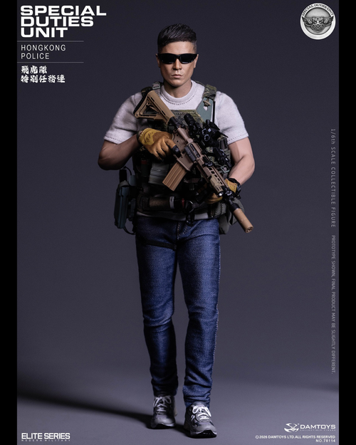 DAMTOYS 78114 1/6 Hongkong Police Special Duties Unit Assault Team - Team Leader