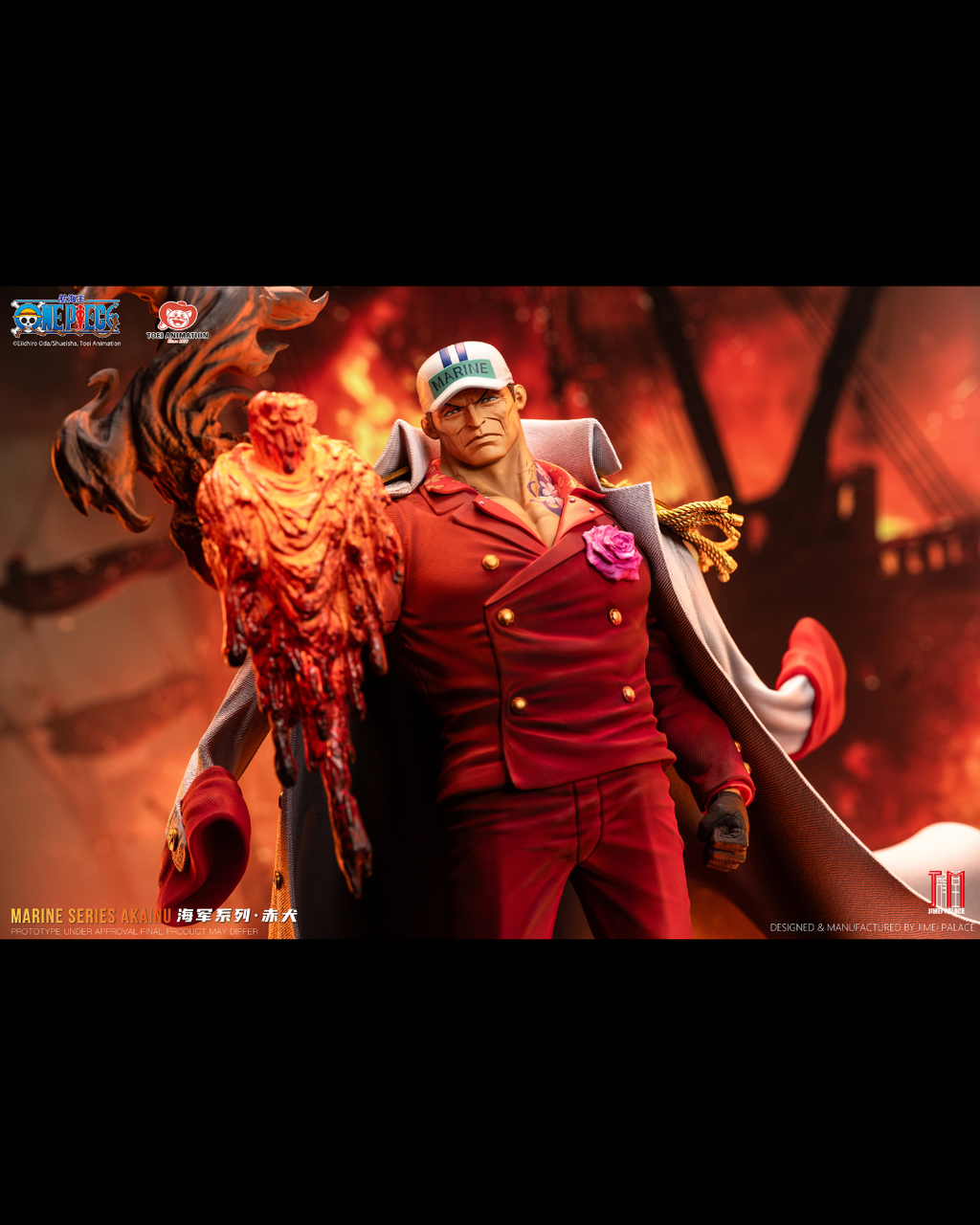 Jimei Palace 1/6 One Piece Legendary Marine Series : Admiral Akainu Statue - Echo Ver.