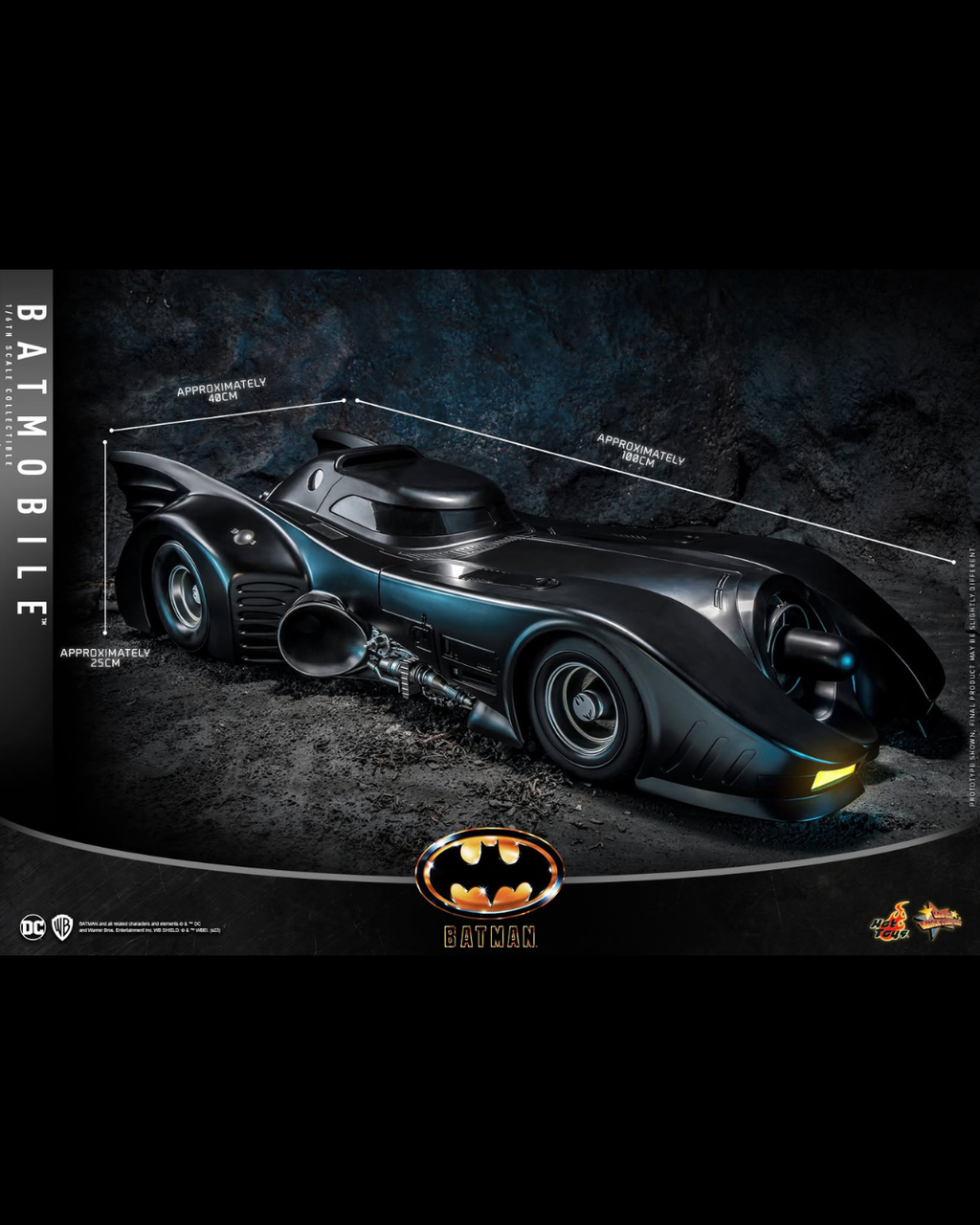 Hot Toys MMS694 1/6 Batman 1989 The Batmobile