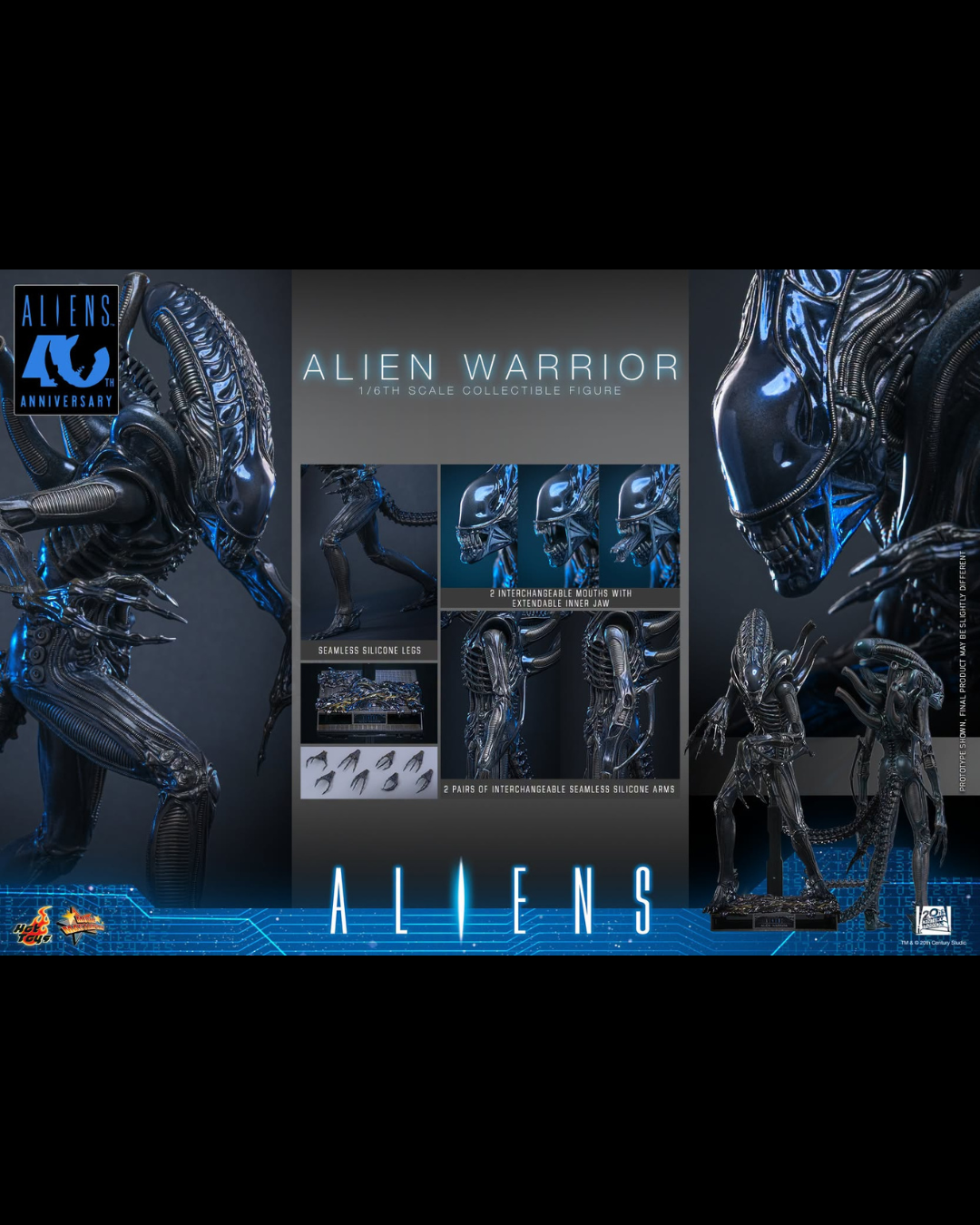 Hot Toys MMS898 1/6 Aliens (1986) Alien Warrior (Standard Ver.)