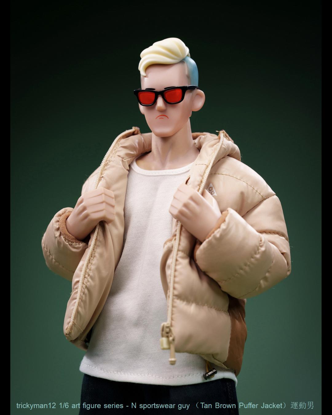 trickyMan12 FB-10150-D 1/6 N Sportswear Guy (Tan Brown)