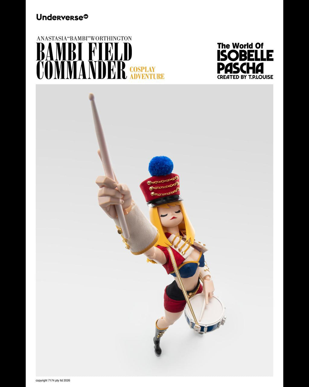 Underverse UV202615-1 1/6 Isabelle Pasha Series Cosplay Series Field Commander Bambi