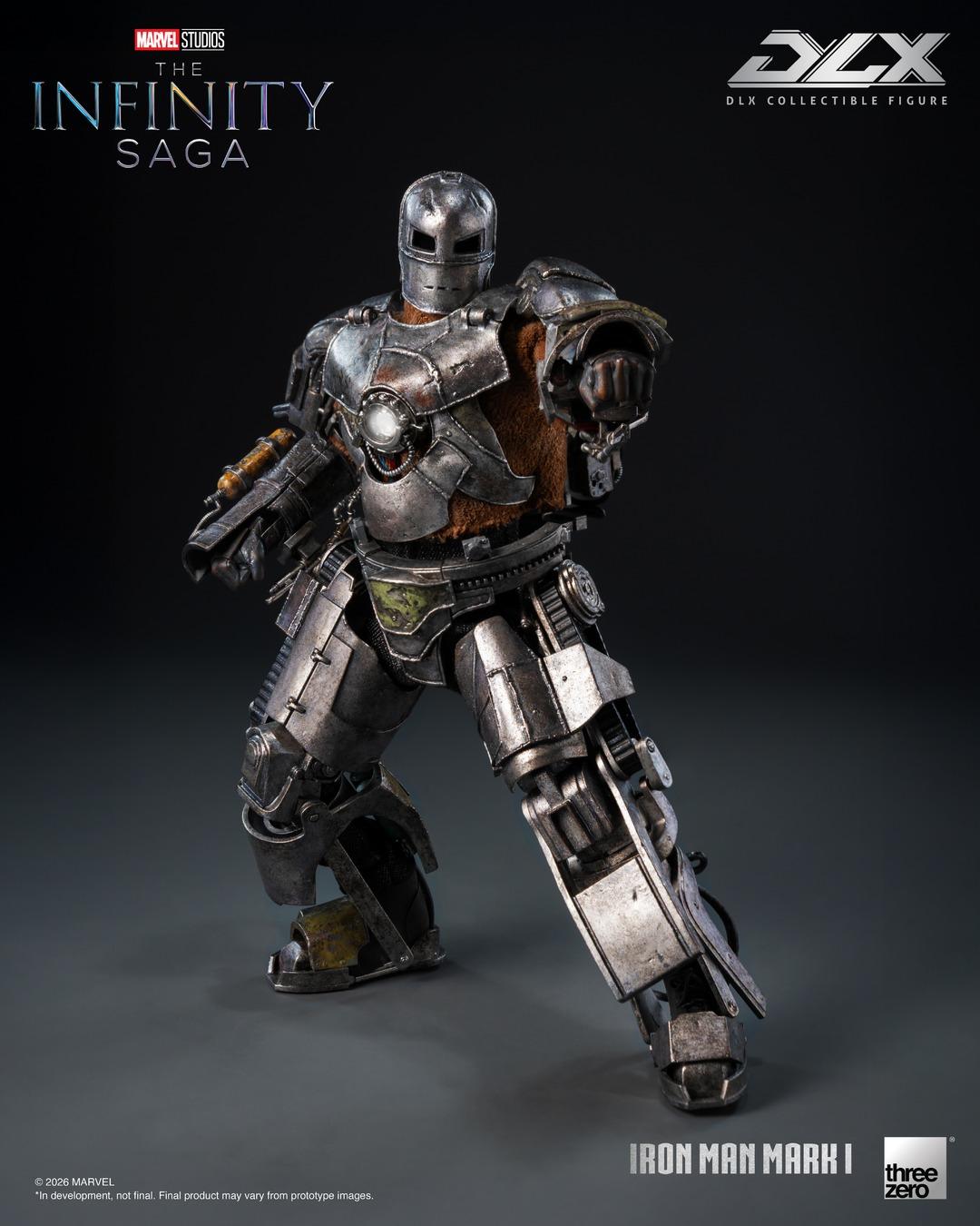 Threezero 3Z0320 1/12 Marvel Studios : The Infinity Saga DLX Iron Man Mark 1